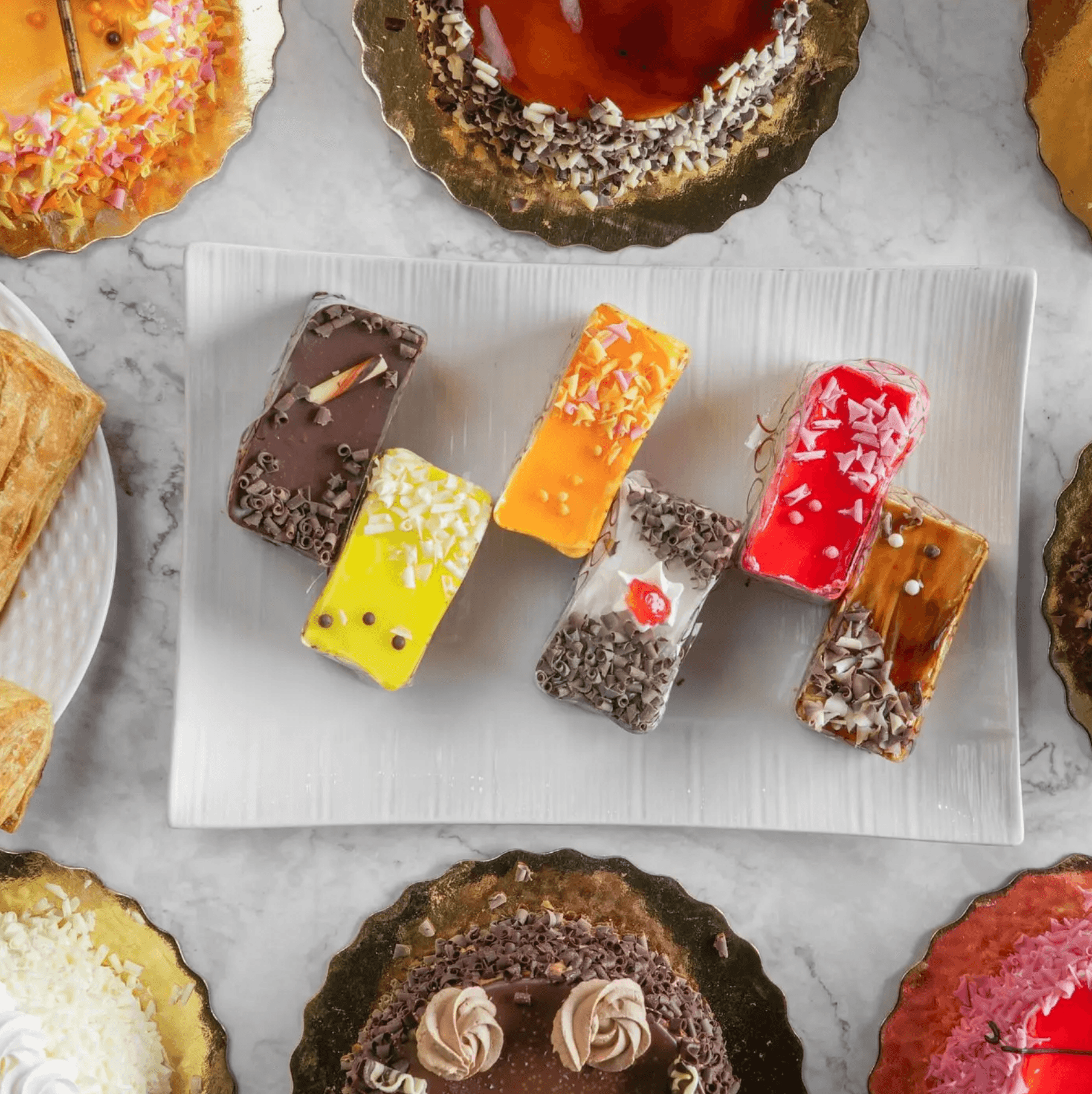 Restaurant hero background showcasing our signature dishes